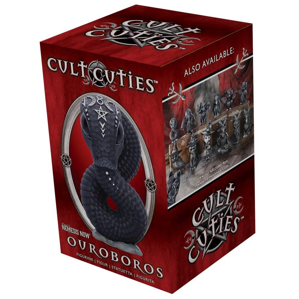 Mystical Ouroboros Figurine Snake Decor Occult Cult Cuties Serpent Sculpture Art