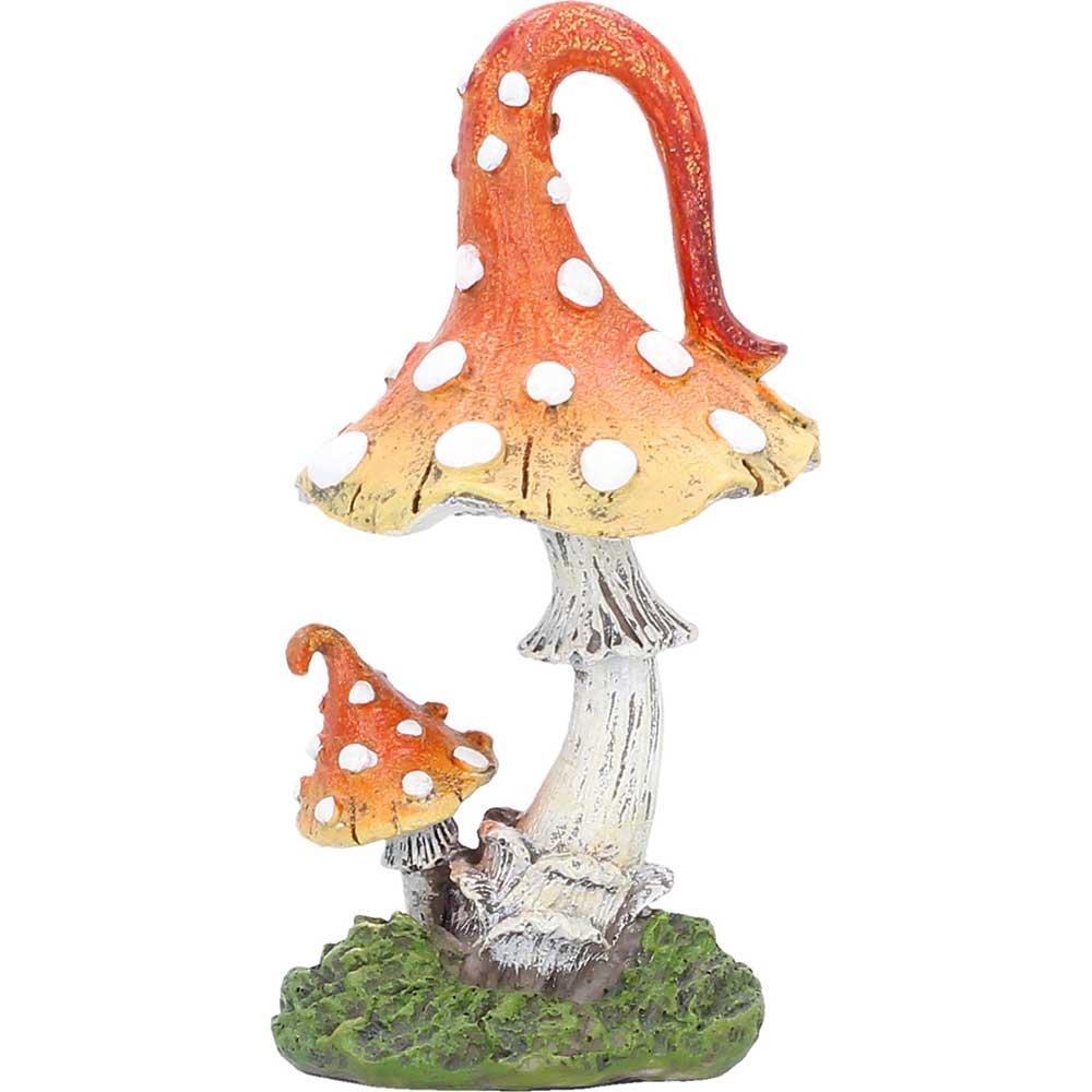 Whimsies Mushroom Figurines Set Fairy Mythical Ornament Toadstool Decor Art