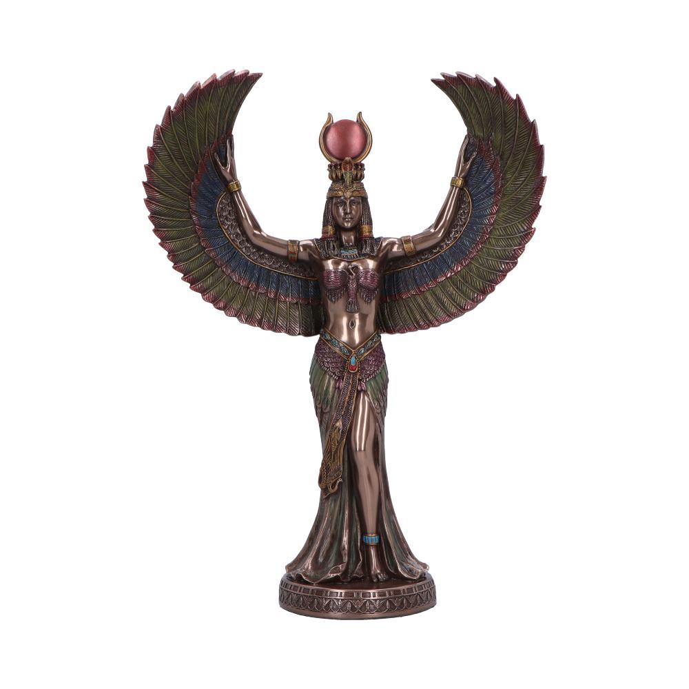 Isis Goddess Figurine Egyptian Magic Wisdom Motherhood Statue Winged decor