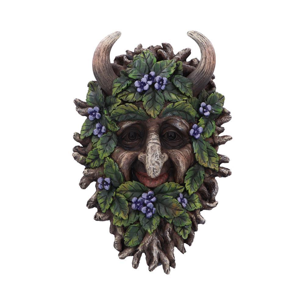 Mystical Tree Spirit Plaque Nature Woodland Horned Tree Spirit Pagan Wall Art