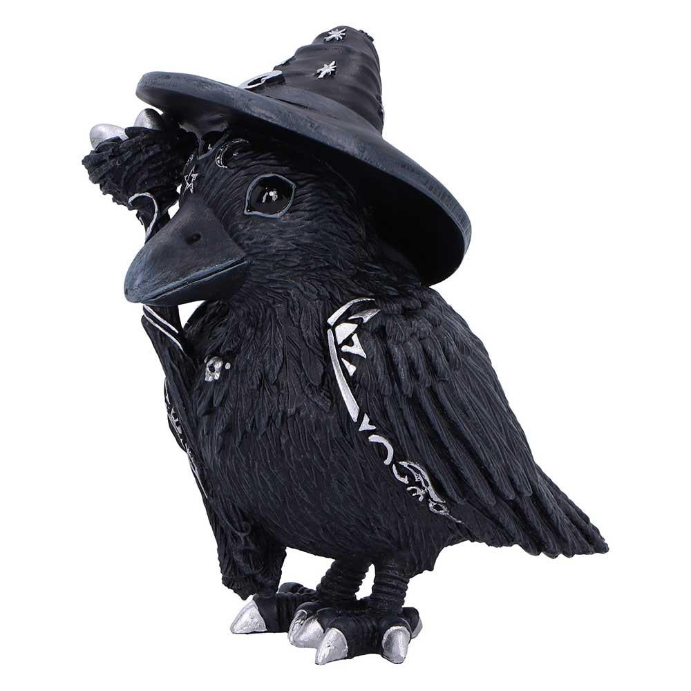 Cult Cuties Raven Witch Figurine Gothic Occult Crow Magic Collectible Ornament