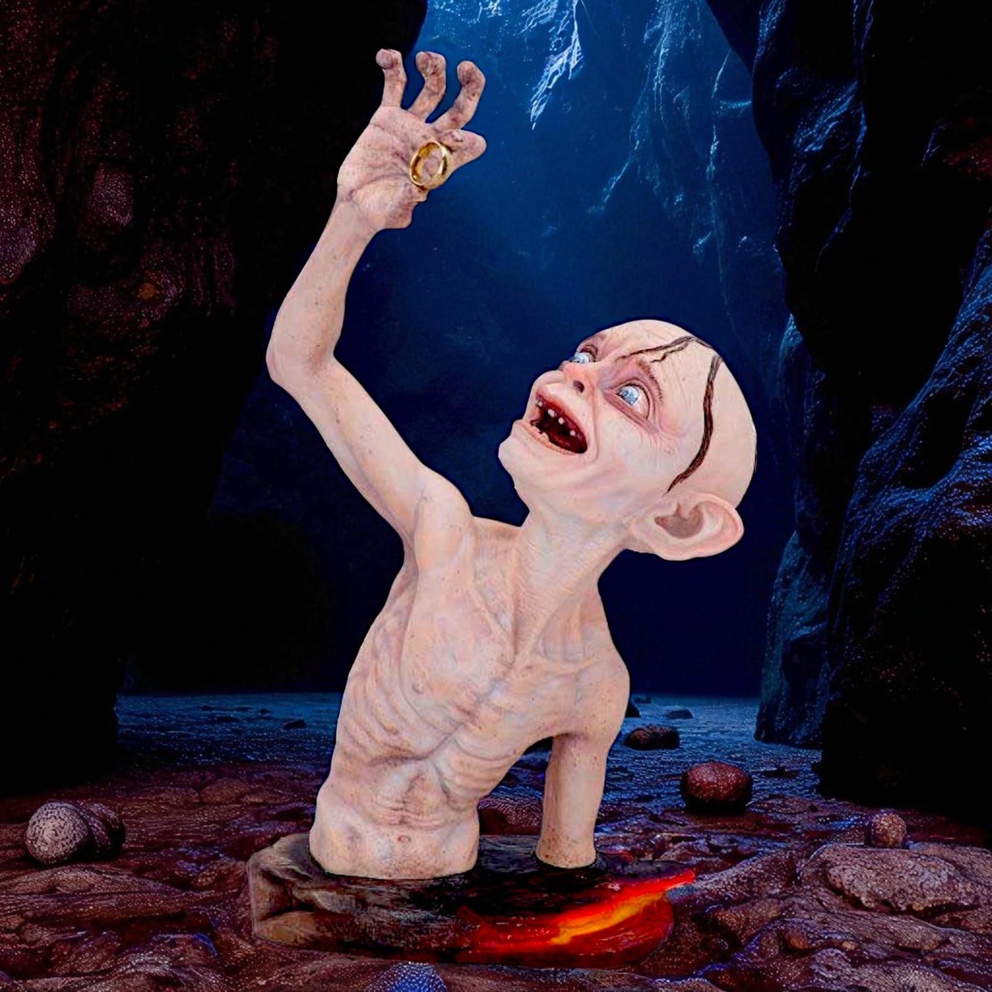 Lord of the Rings Gollum Bust Gothic Collectible Movie Fantasy Figure Art Decor