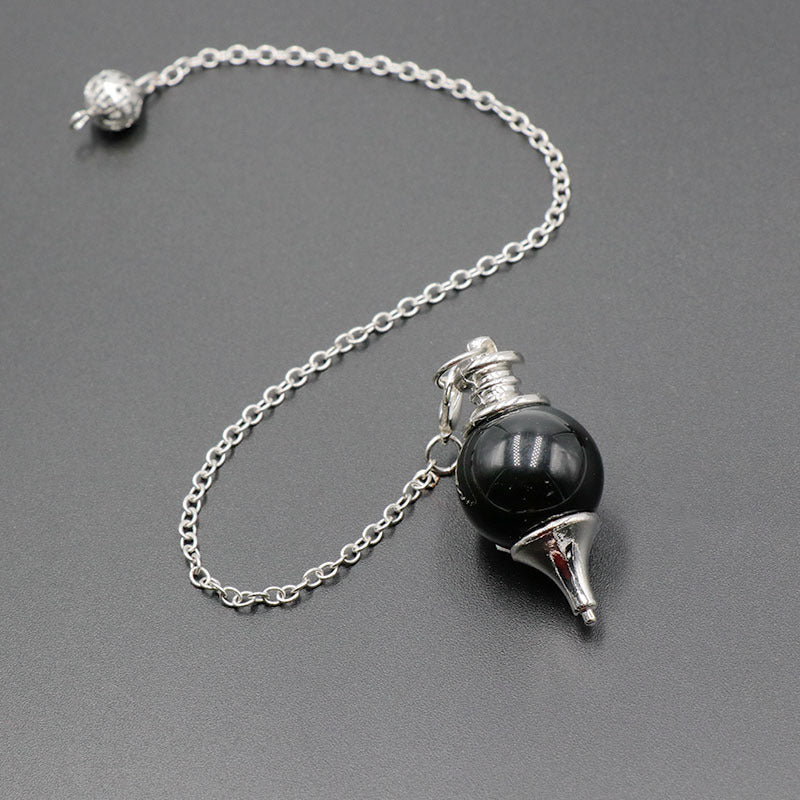 Natural Crystal Cone Pendant Spirit Pendulum