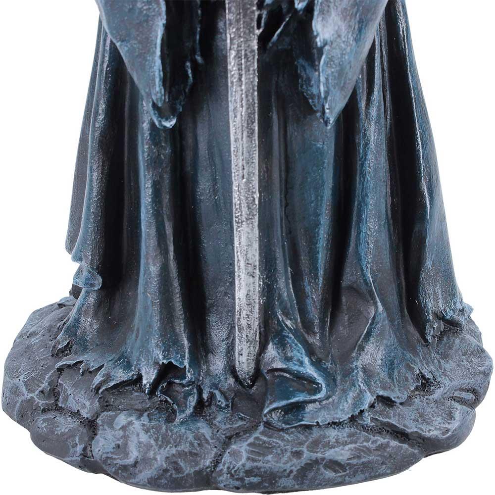 Dark Reaper Figurine Grim Skeleton Ornament Hooded Statue Gothic Fantasy