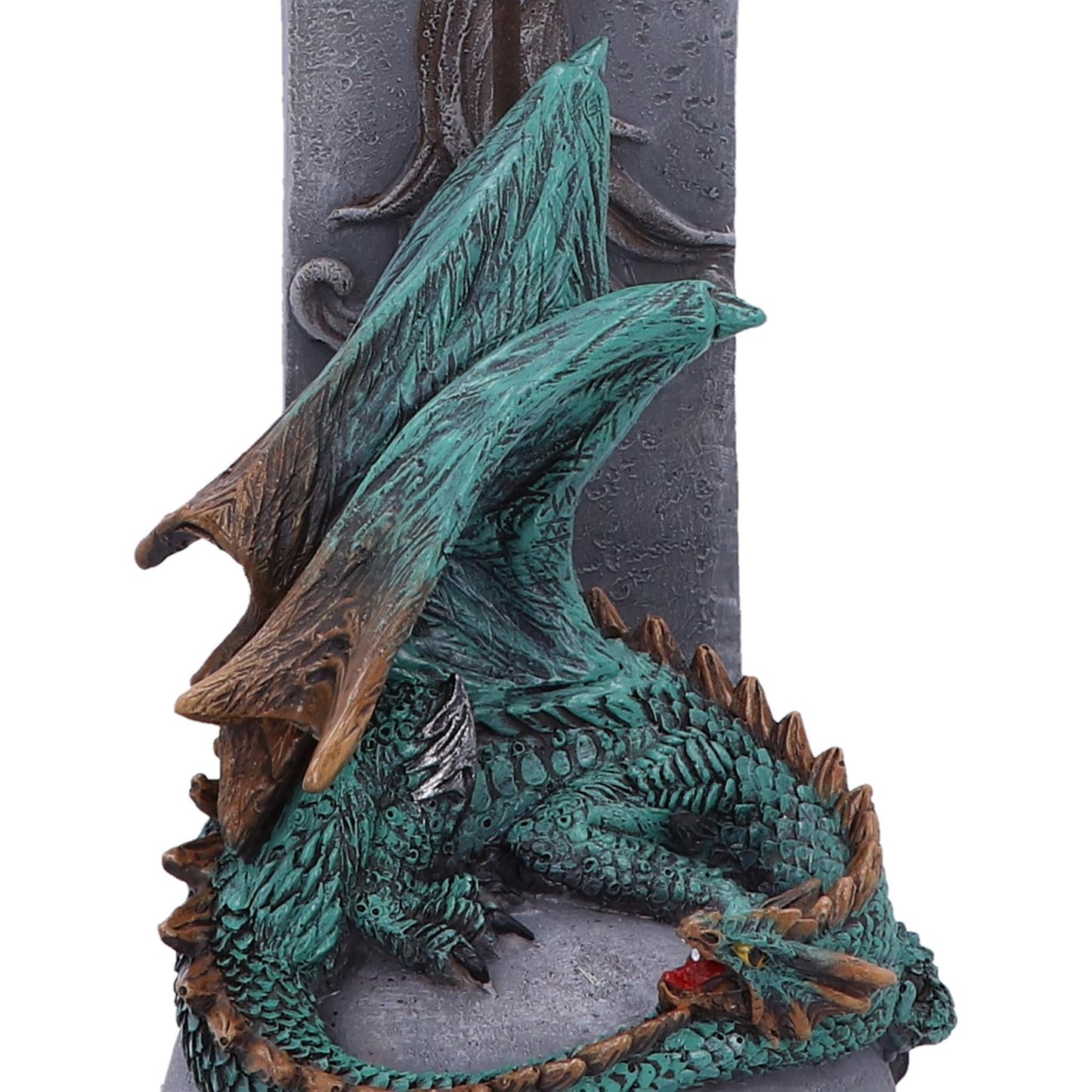 Mystical Vertical Dragon Incense Holder Gothic Ornament Aromatherapy Healing