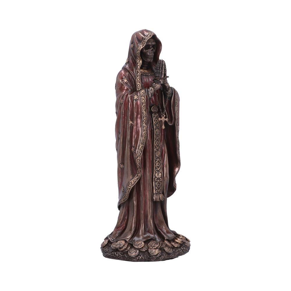 Santa Muerte Bronze Figurine Santisima Muerte Statue 19cm Mexican Folk Saint Ornament