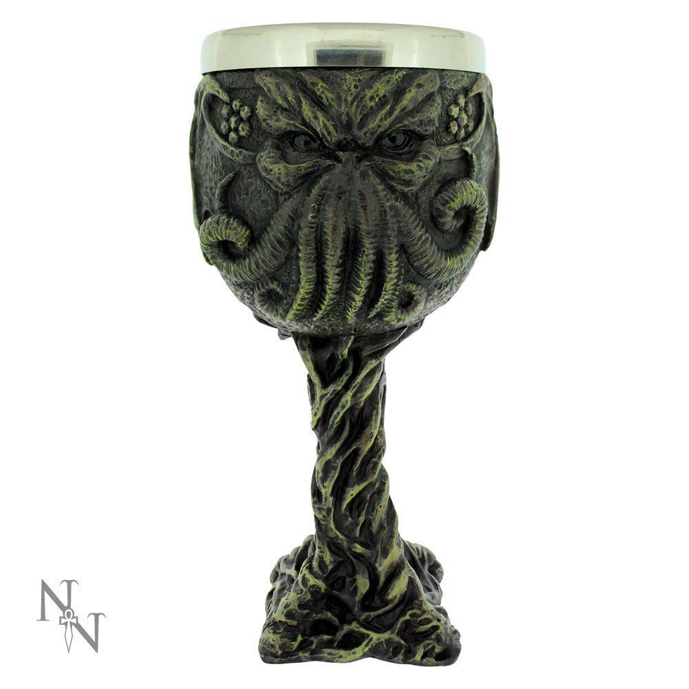 Cthulhu Goblet - Horror Resin Chalice Nemesis Now - Gothic Drinkware - Home Decor