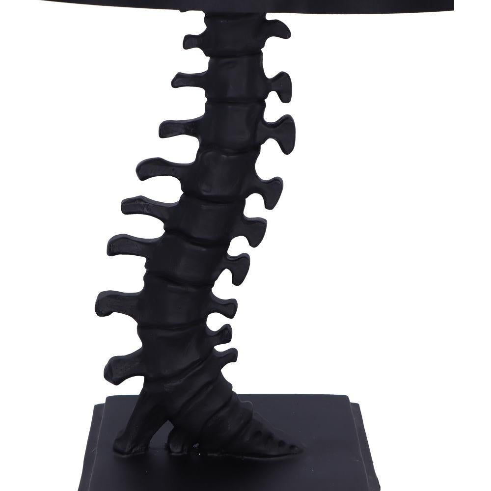 Gothic Vertebrae Table Lamp Spine Light with Shade Halloween Horror Decor