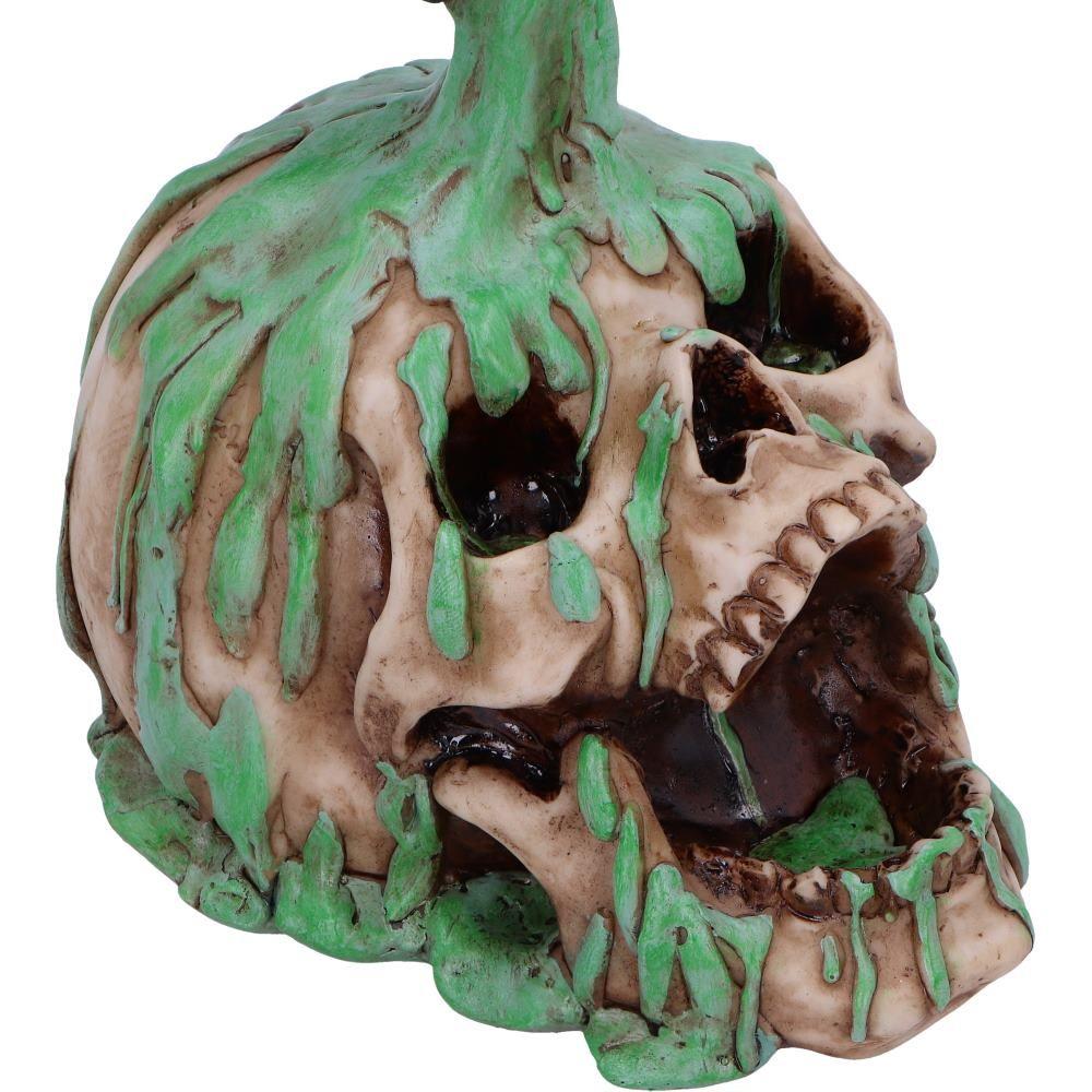 Toxic Waist Gothic  Skull Figurine Fantasy Horror Statue Home Decor Ornament
