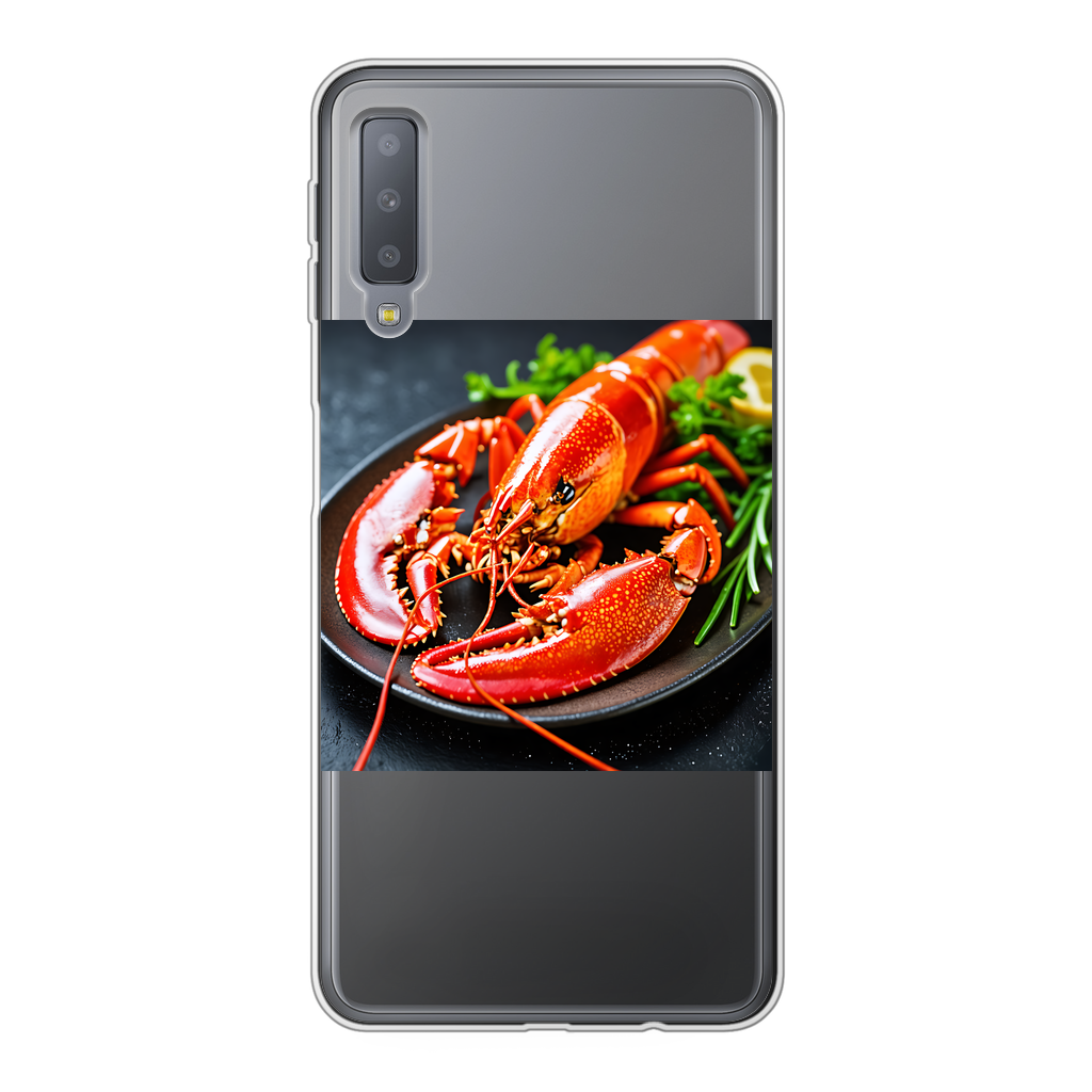 Food Back Printed Transparent Soft Phone Case