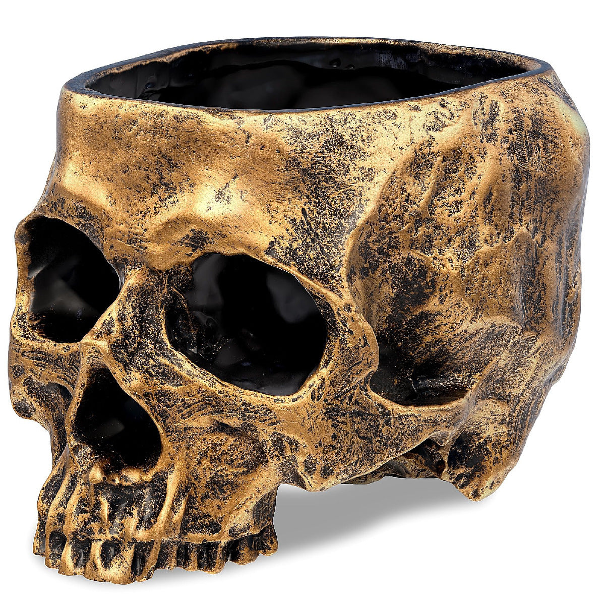 Halloween Prop Creative Resin Skull Flowerpot