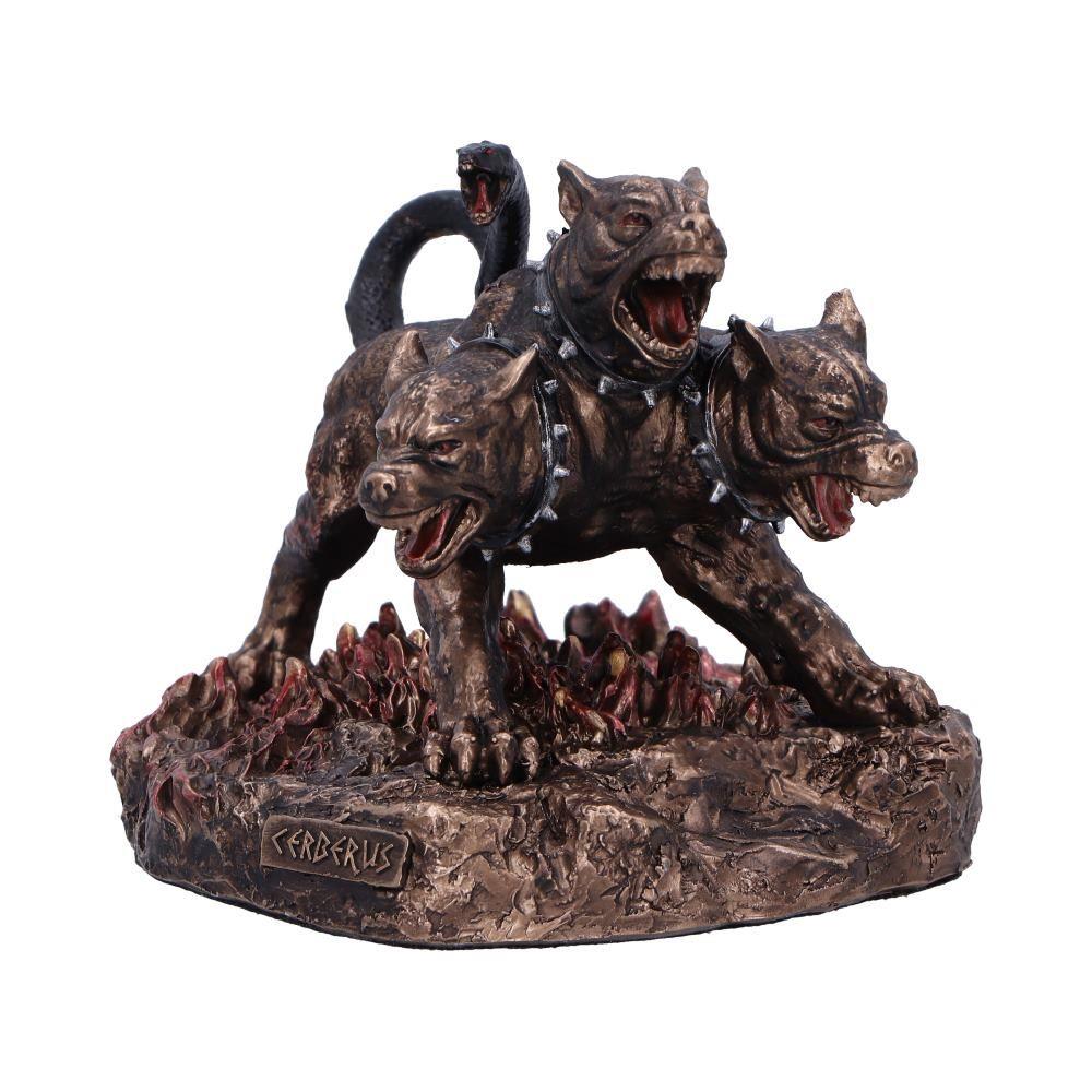Cerberus Three Headed Hound of Hades Fantasy Figurine  Mythology Gothic Decor