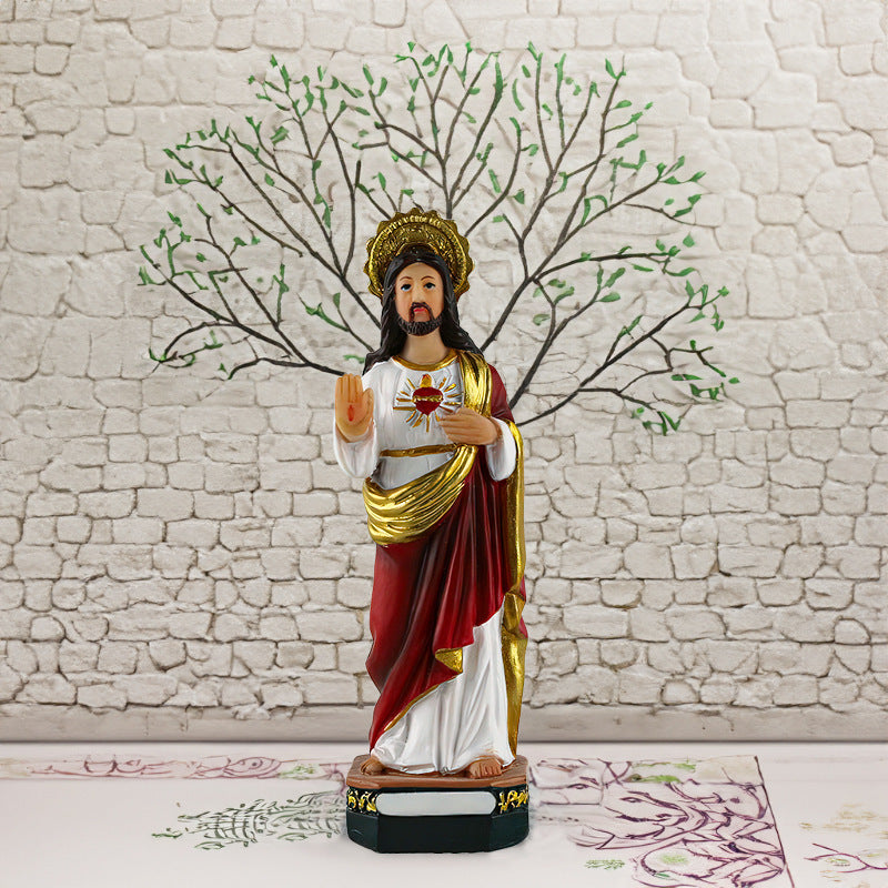 Religious Virgin Jesus Birth Resin Decorations