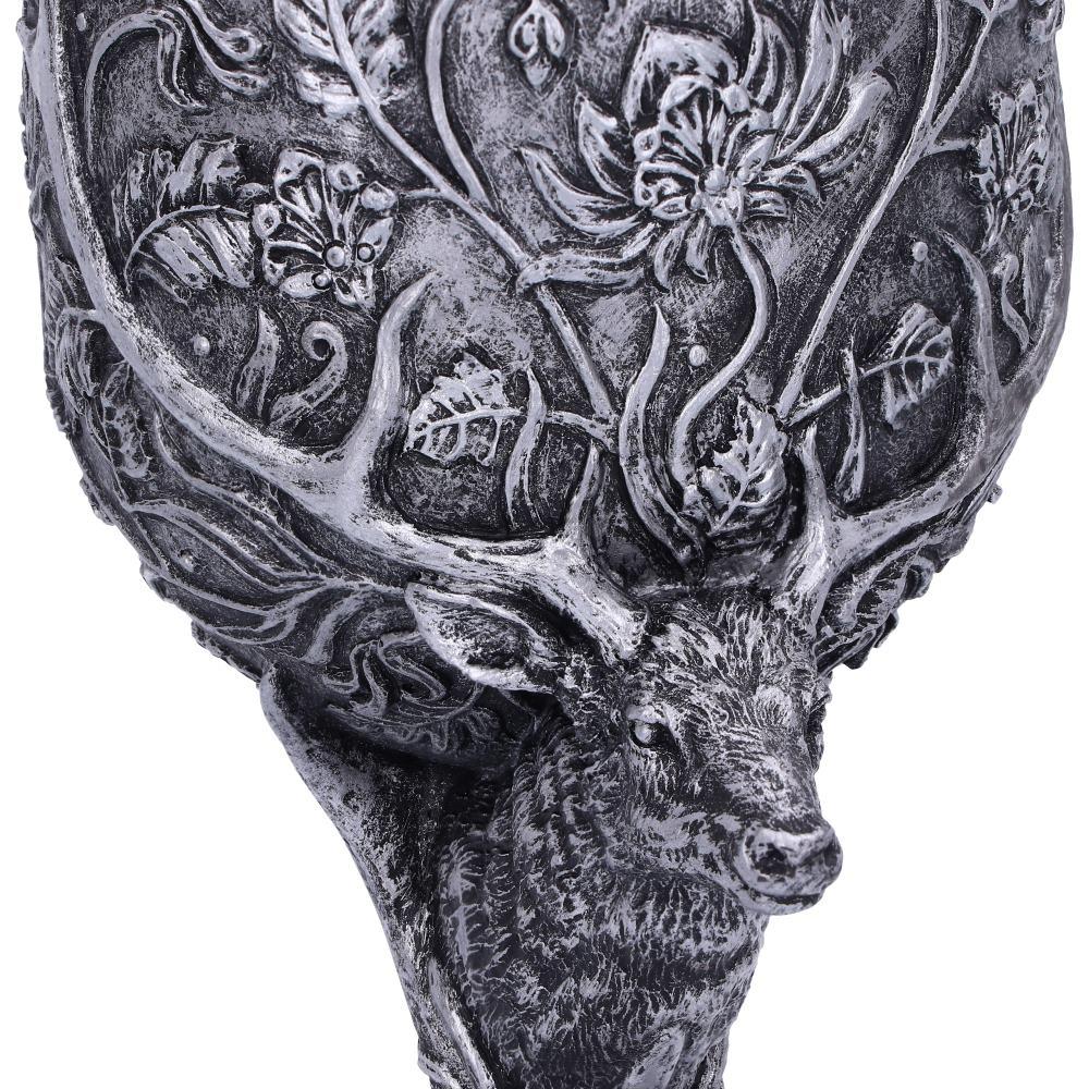 Celtic Stag Head Goblet Monarch of the Glen Chalice Pagan Gothic Altar Wine Cup