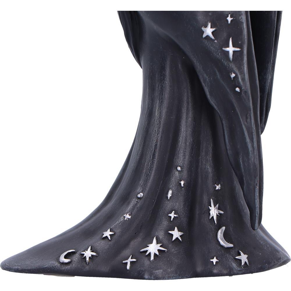 Little Souls Shimmer Witch Figurine Cat Spell book Gothic Altar Wiccan Art  Decor