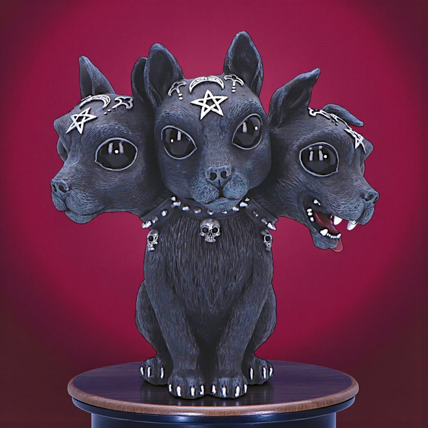 Diabarkus Cult Cuties by Nemesis Now Gothic Occult Cerberus Figurine Fantasy Mythical Decor