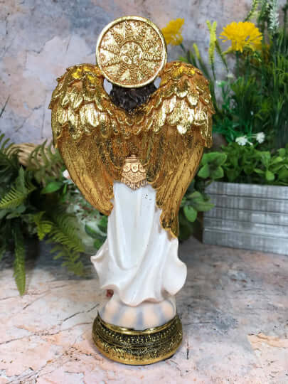 Archangel Gabriel Statue Religious Figurine Sculpture Ornament Angel of Revelation