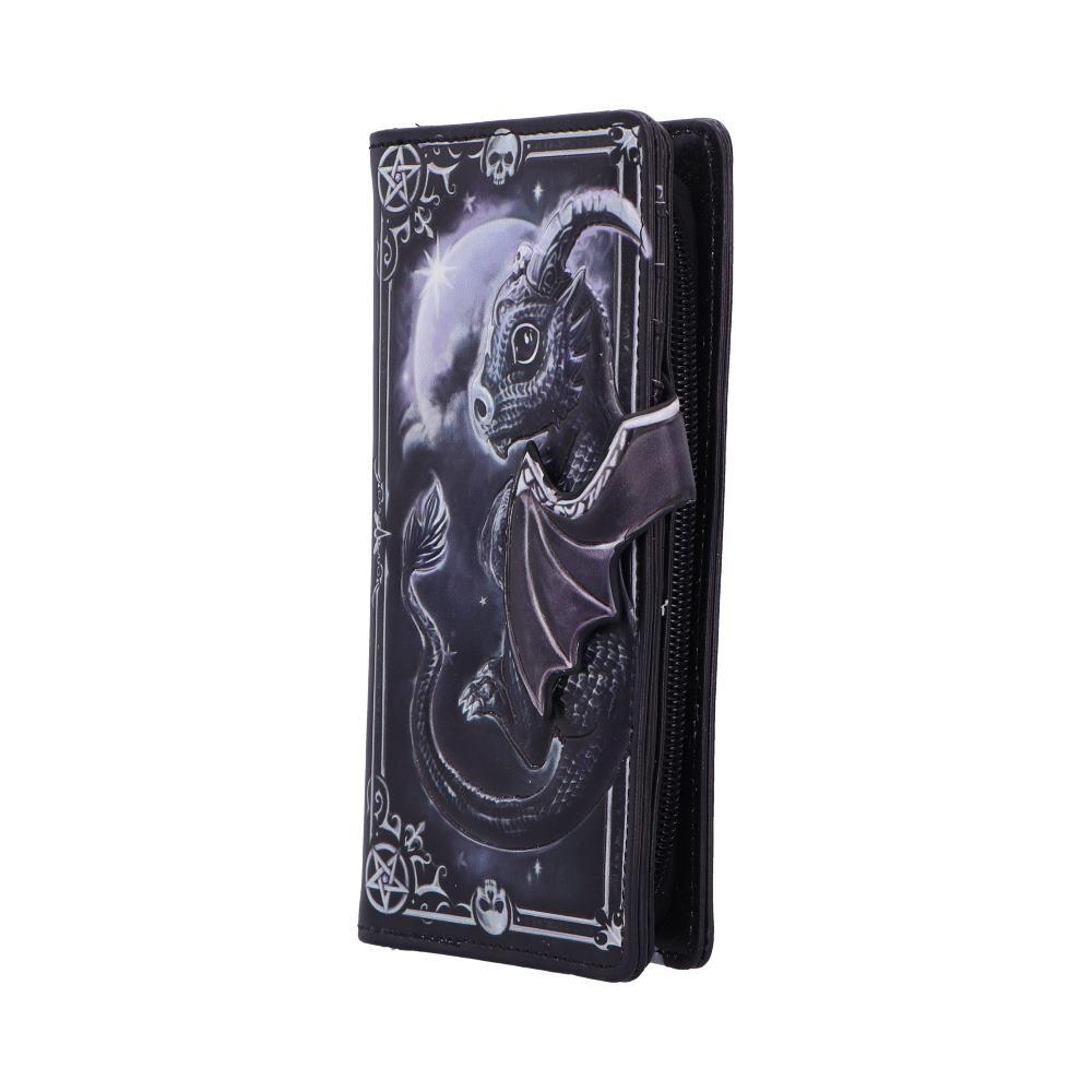Lucifly Gothic Embossed Purse Moon Design Wallet Cult Cuties Dark Fantasy Gift