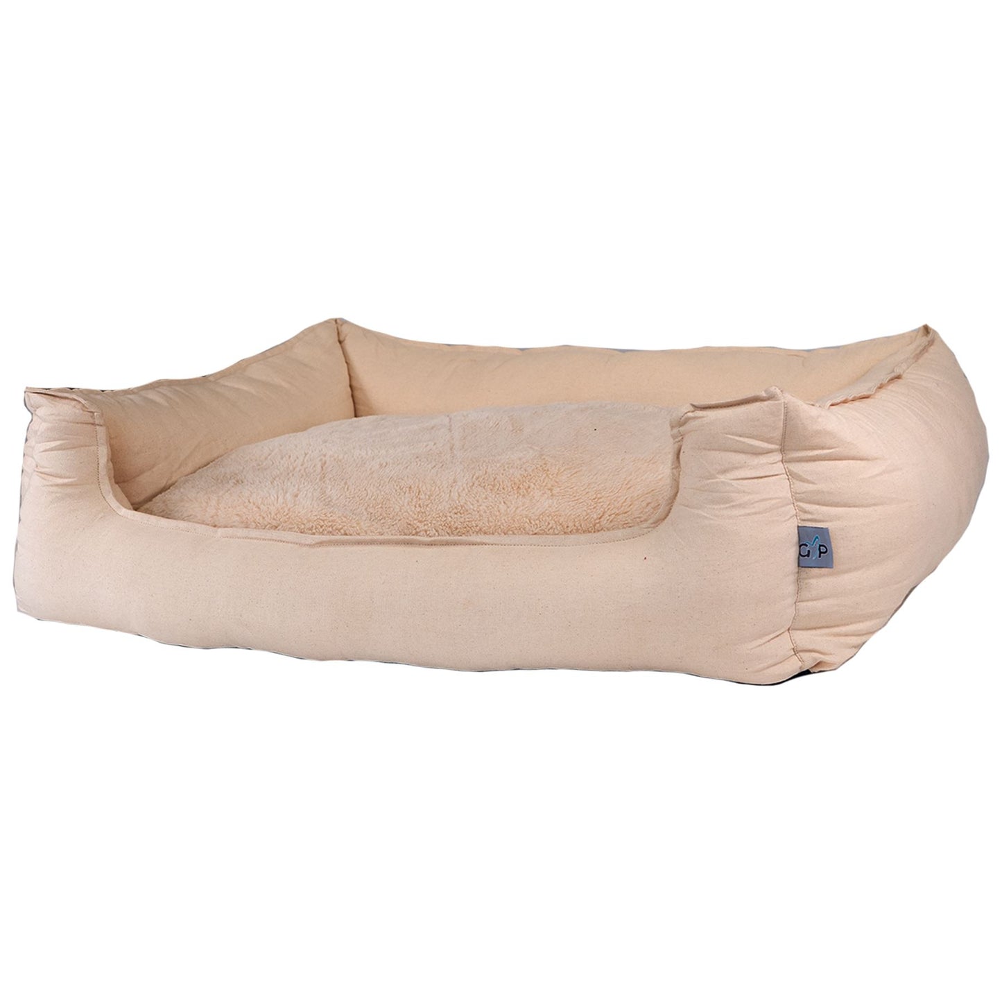 Gor Pets Slumber Cotton Dog Bed Beige  X-Large