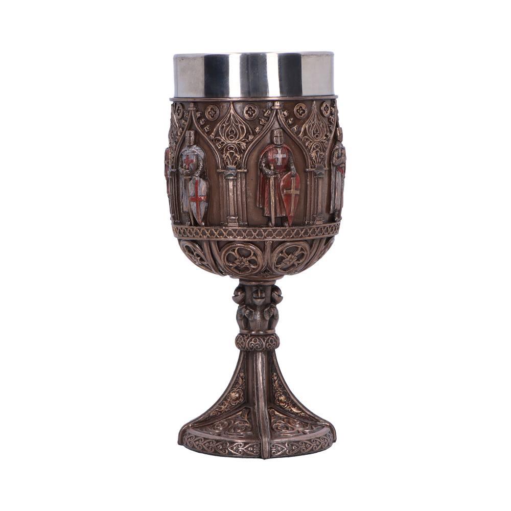 Templar Knight Goblet Medieval Chalice Historical Chivalric History Drinkware Decor