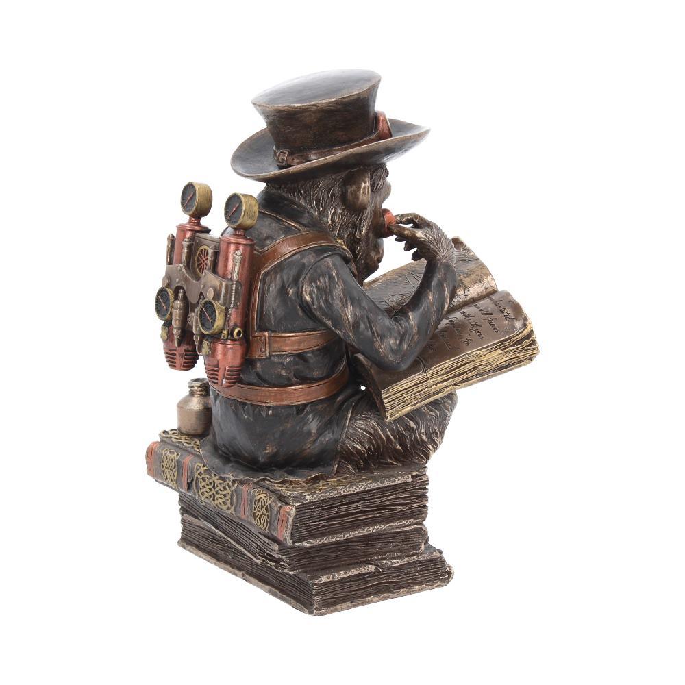 Steampunk Chimp Scholar Figurine Victorian Monkey Ornament Retro Science