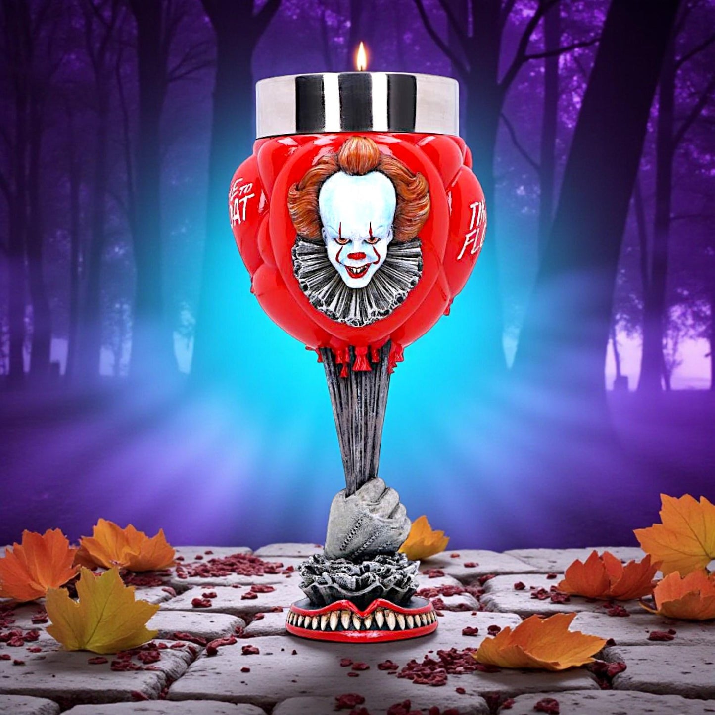 Official IT Pennywise Goblet Time to Float Horror Cup Gothic Collectors Drinkware