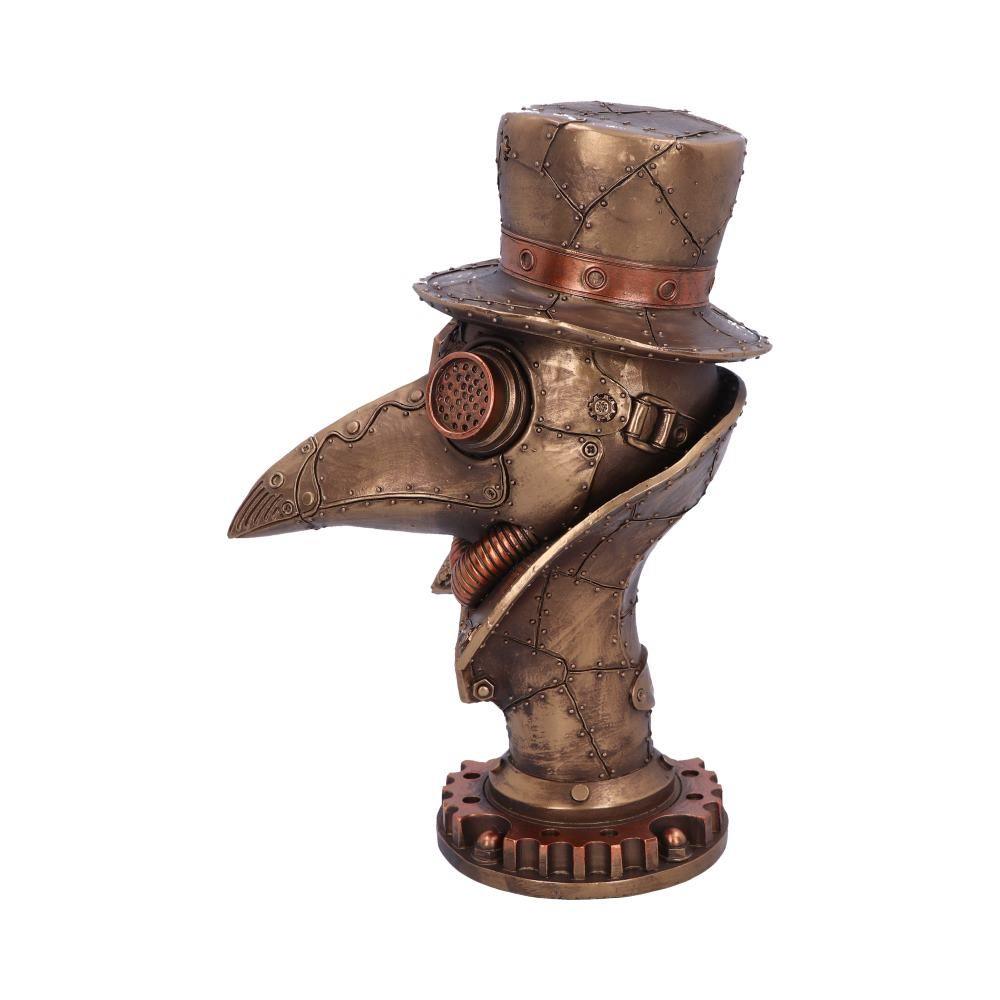 Steampunk Plague Doctor Bust Figurine Gothic Dark Ornament Fantasy Art decor