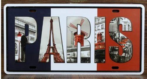 Enchanting Paris Dream - Vintage Style Metal Sign to Capture the Magic of the City of Love-Osiris Craftworks