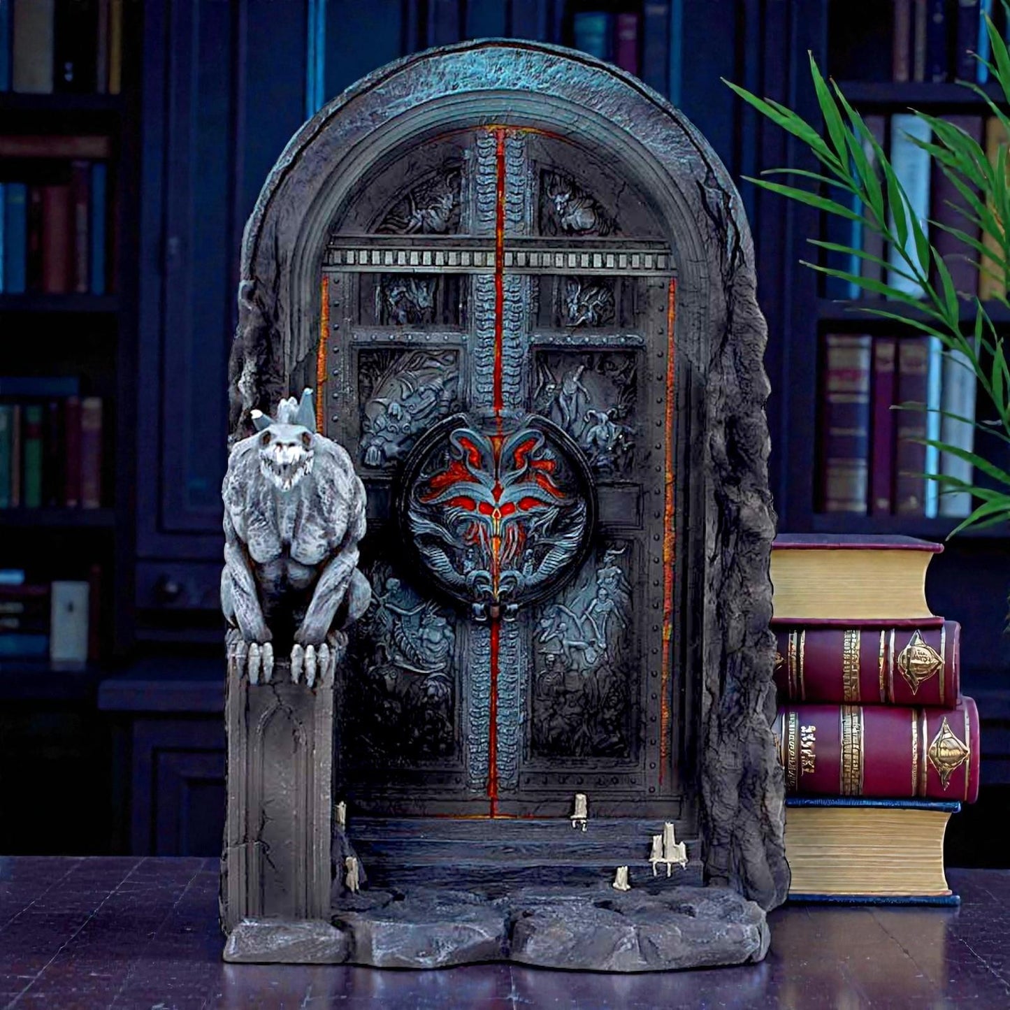 Diablo 4 Hells Gate Bookend Official Licensed Gaming Merchandise Fantasy Gift