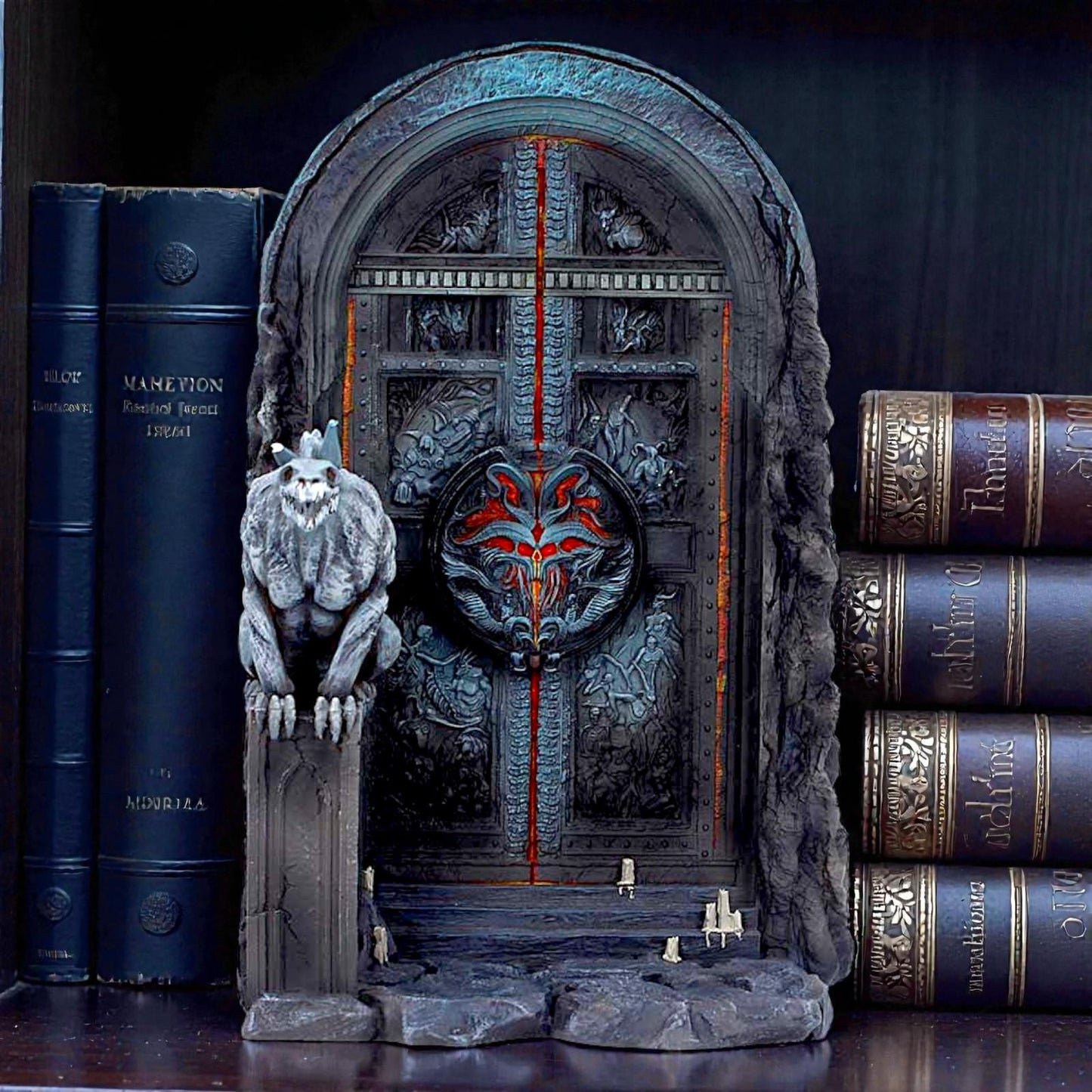 Diablo 4 Hells Gate Bookend Official Licensed Gaming Merchandise Fantasy Gift