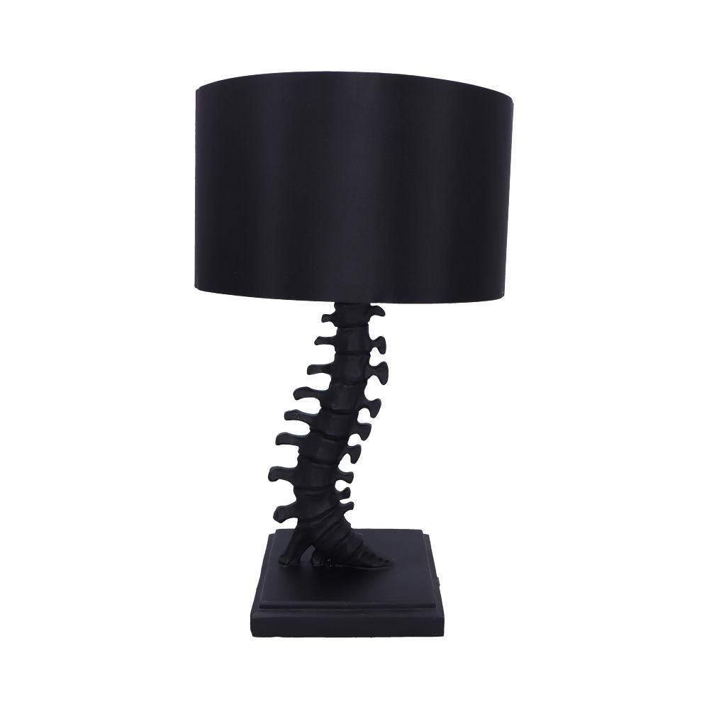 Gothic Vertebrae Table Lamp Spine Light with Shade Halloween Horror Decor
