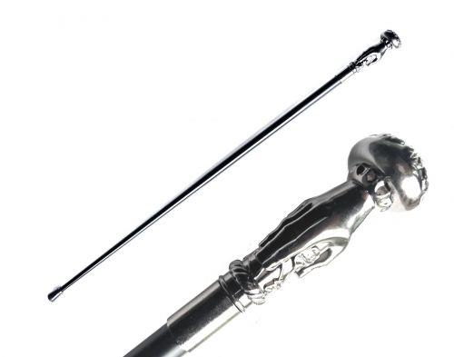 Cosplay Cane with Hand Handle | Gothic Staff Prop for LARP, Halloween, Theatre 95 cm