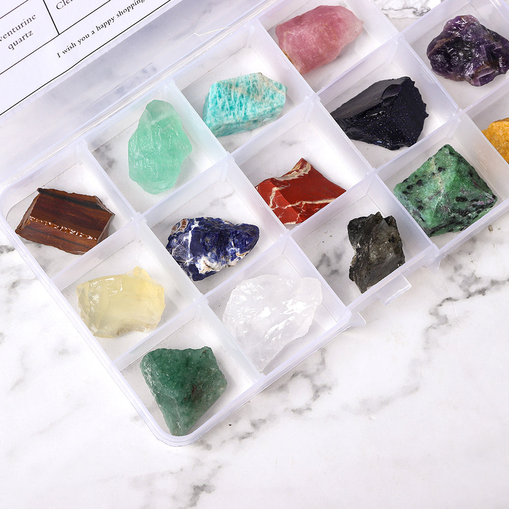 Crystal Specimen Ore Box Set - Educational Rocks