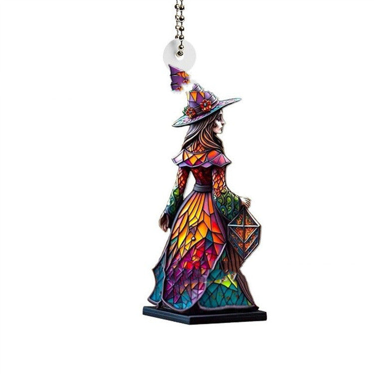 Witch Pendant Car Decorative Ornaments