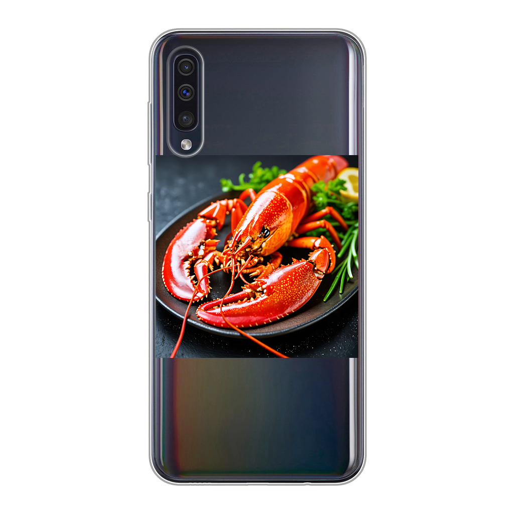 Food Back Printed Transparent Soft Phone Case