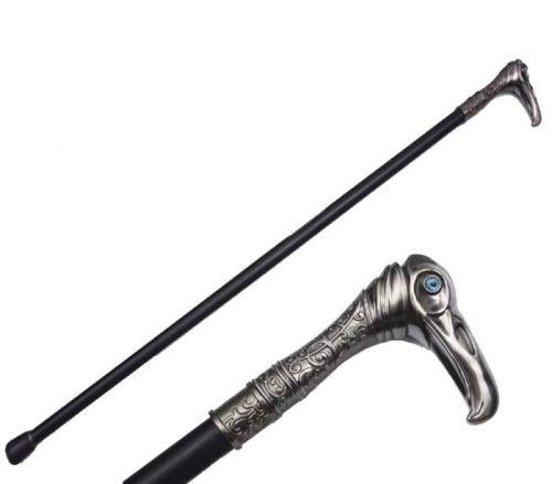 Plague Doctor Style Cane 94cm | Bird Head Gothic Staff for LARP, Theatre, Cosplay Use
