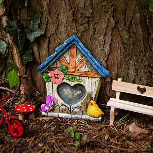 Fairy Garden Cottage Fairy Elf Door Type Decorative Crafts Ornaments