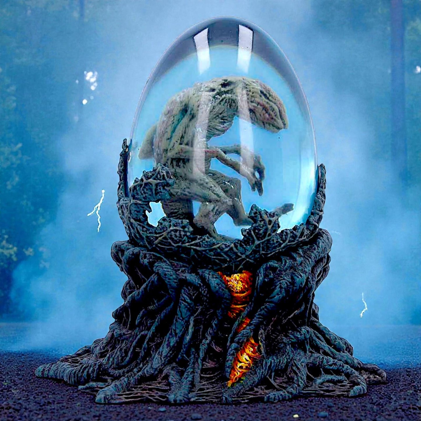 Official Stranger Things Demodog Trinket Box Collectible Glass Dome Si Fi Display