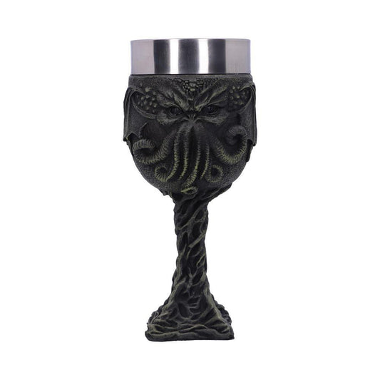 Nemesis Now Horror Cthulhu's Thirst Goblet Gothic Cup Fantasy Chalice 17cm