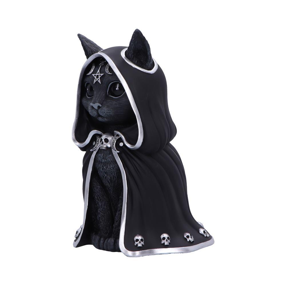 Zefur Cult Cuties Figurine Gothic Black Cat Ornament Occult Altar Statue Gift