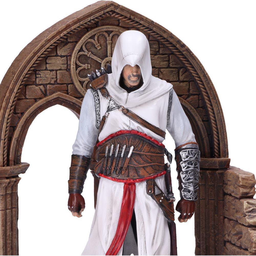 Assassin’s Creed Bookends Altaïr Ezio Figures Gamer Shelf Ornament Collectible