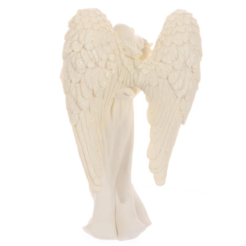 Angel Figurine Tea Light Holder Fantasy Art Ornament Home Decor Divine Statue