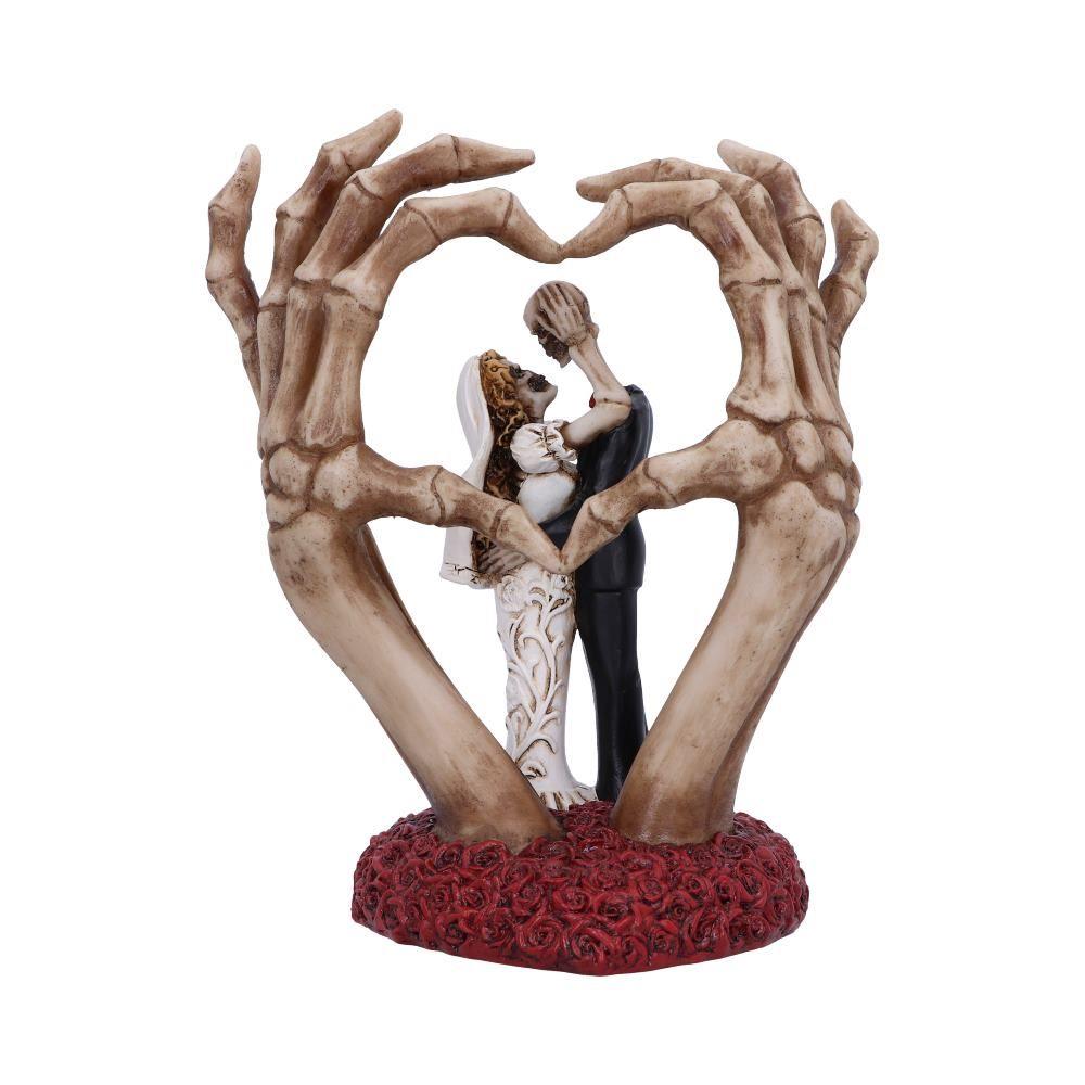 Gothic Skeleton Wedding Figurine Fantasy Art Decor Romantic Halloween Gift