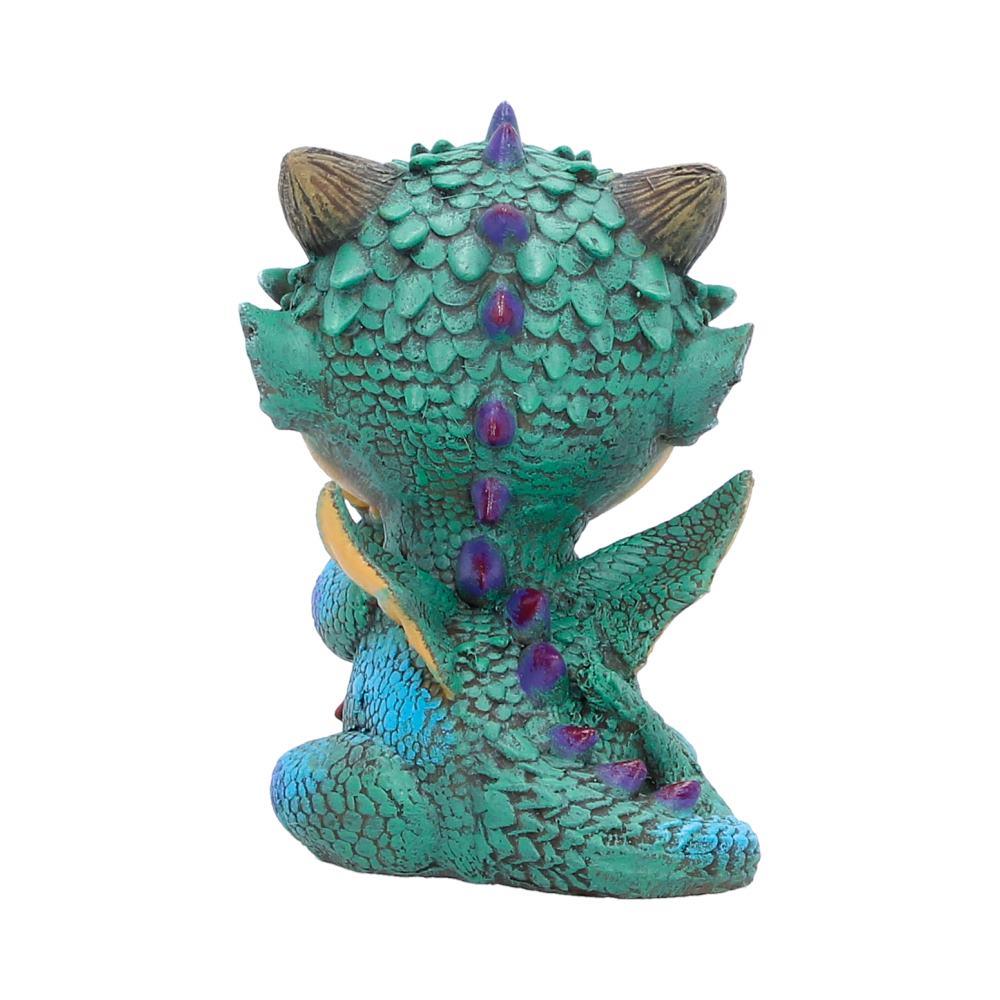 Cinders Mini Dragon Statue Whimsical Mythical Creature Rose Shelf Display Art
