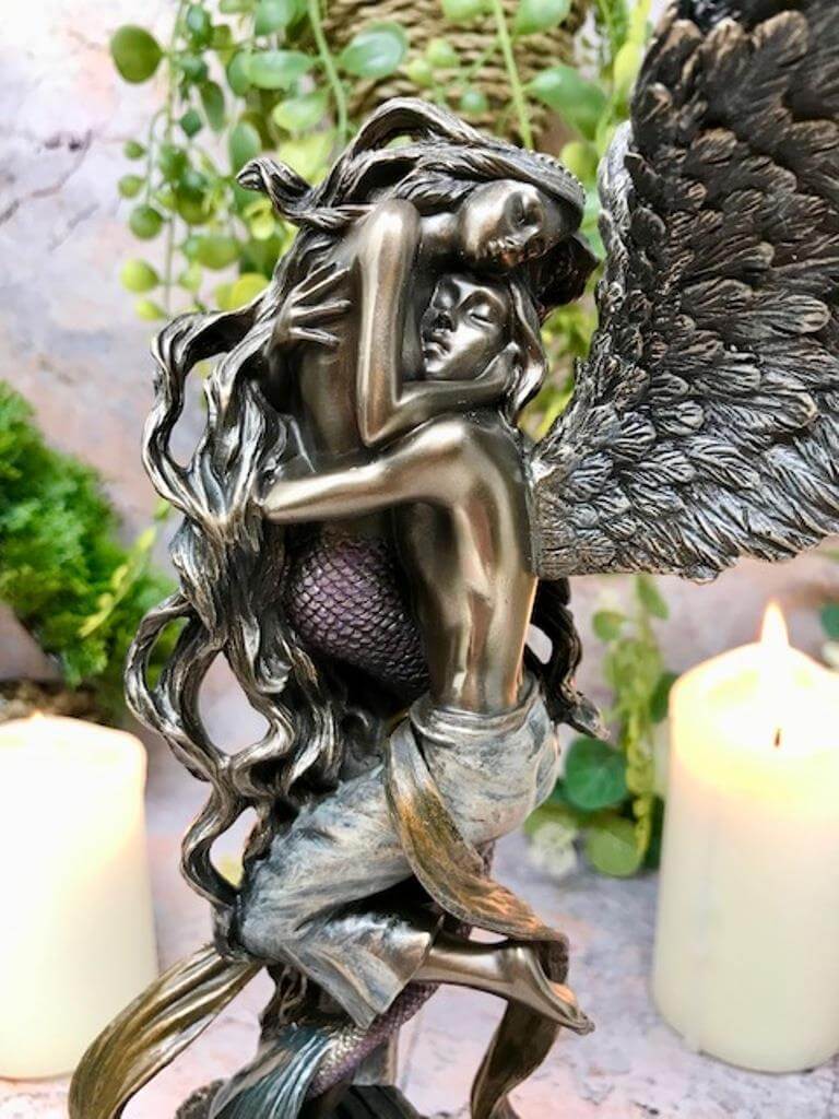 Impossible Love By Selina Fenech, Cold Cast Bronze, Figurine 11.75 Inch Tall