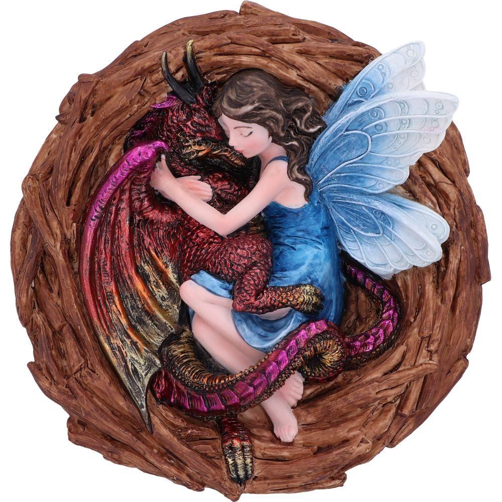 Enchanted Fairy and Dragon Mystical Creature Figurine Fantasy Statue  Art decor