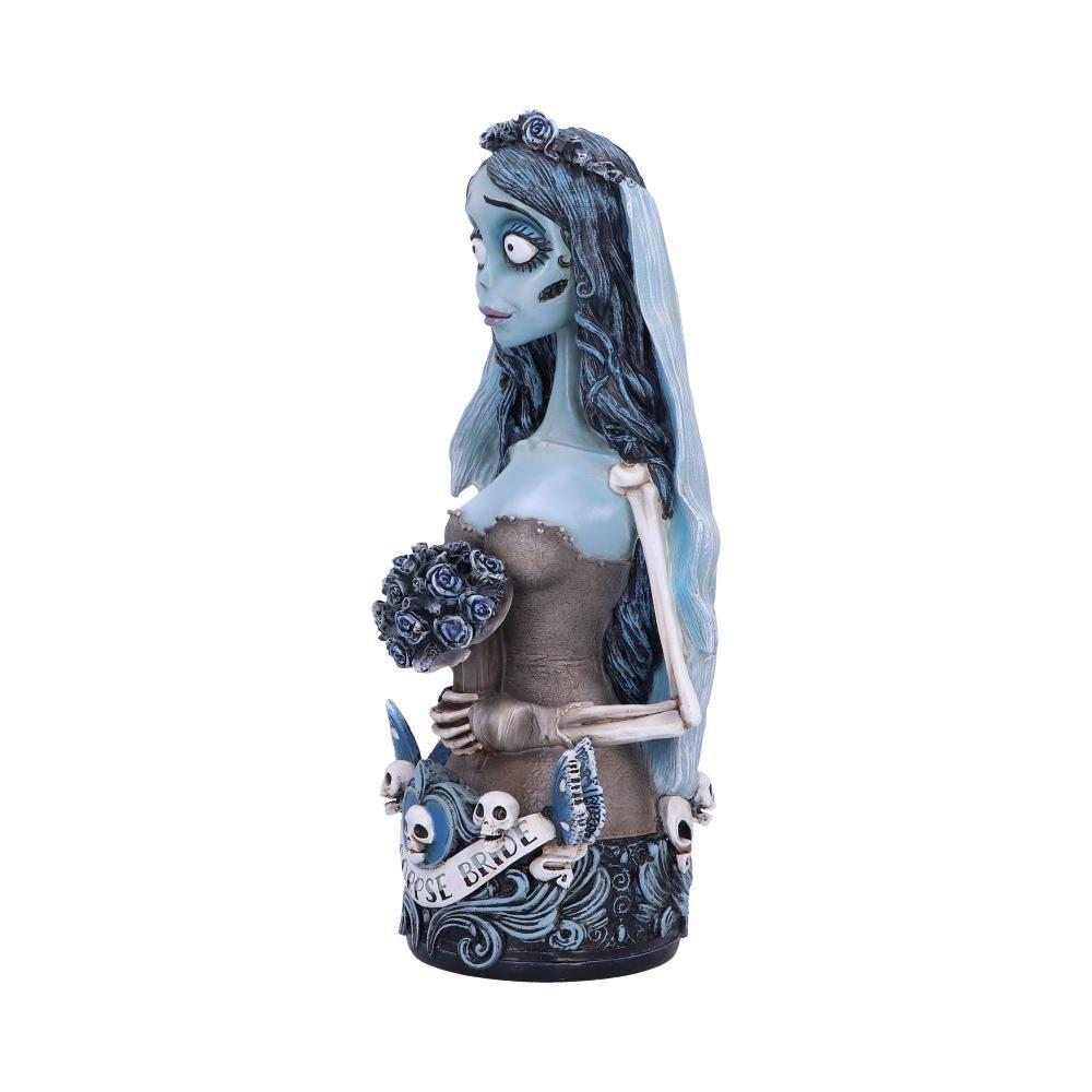 Official Corpse Bride Emily Bust Ornament Tim Burton Gothic Collectible Resin Statue