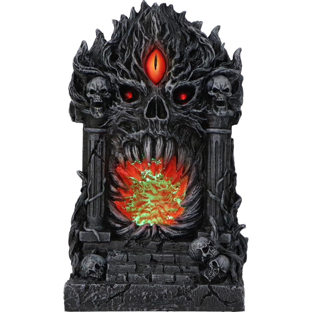 Gothic LED Skull Doorway to Underworld Figurine Gates of Hell Halloween Art