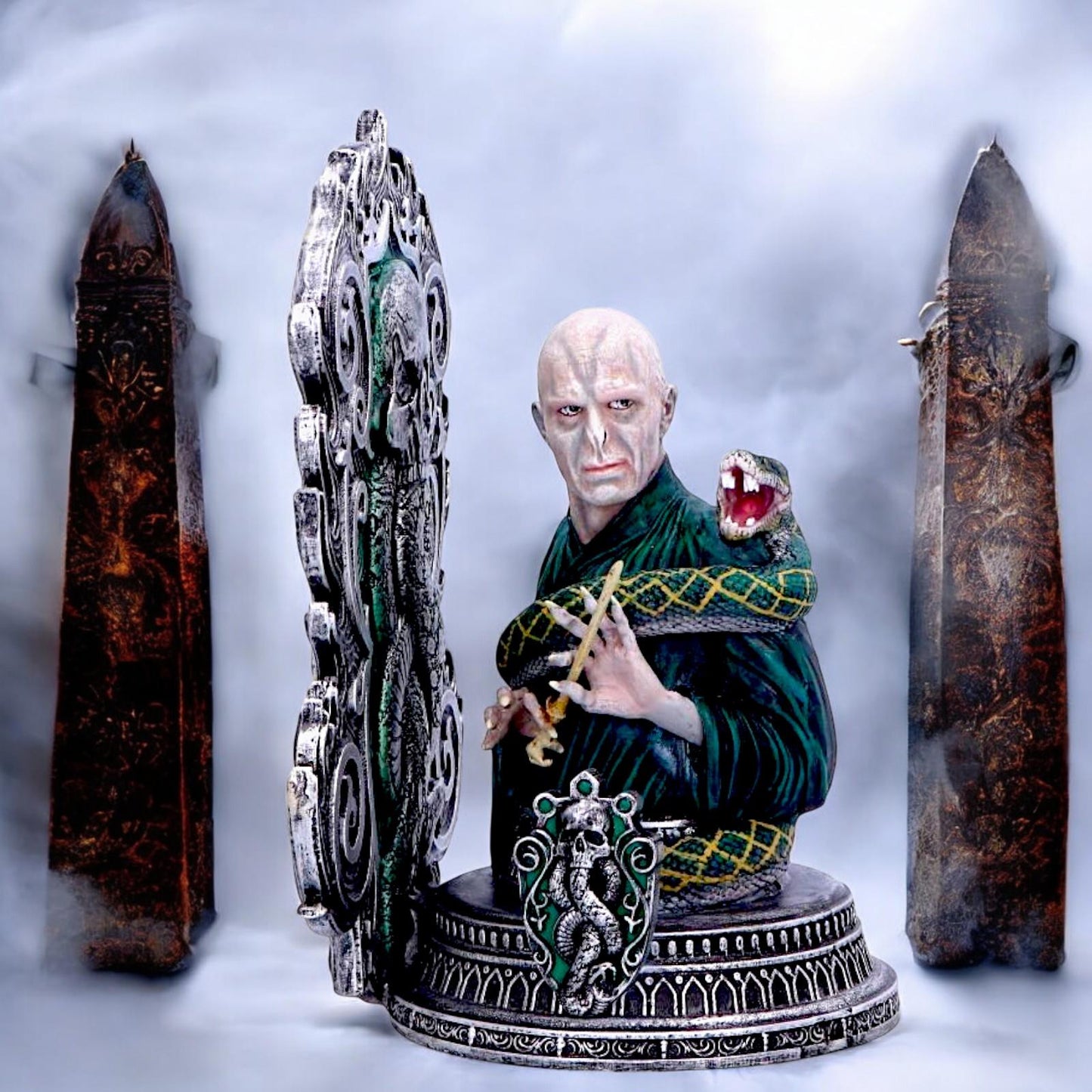 Harry Potter Lord Voldemort Dark Mark Bookend | 20.5cm Collectible