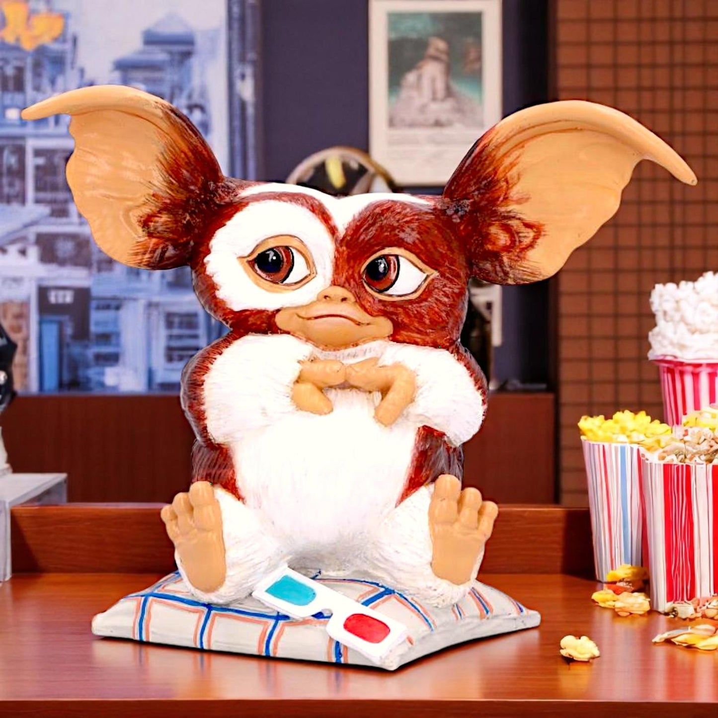 Gizmo 3D Glasses Figurine Gremlins Collectible Movie Gift Pop Culture Ornament